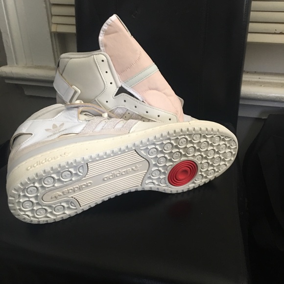 ADIDAS FORUM 84 HIGH 'OFF WHITE ORBIT GREY - Picture 2 of 6